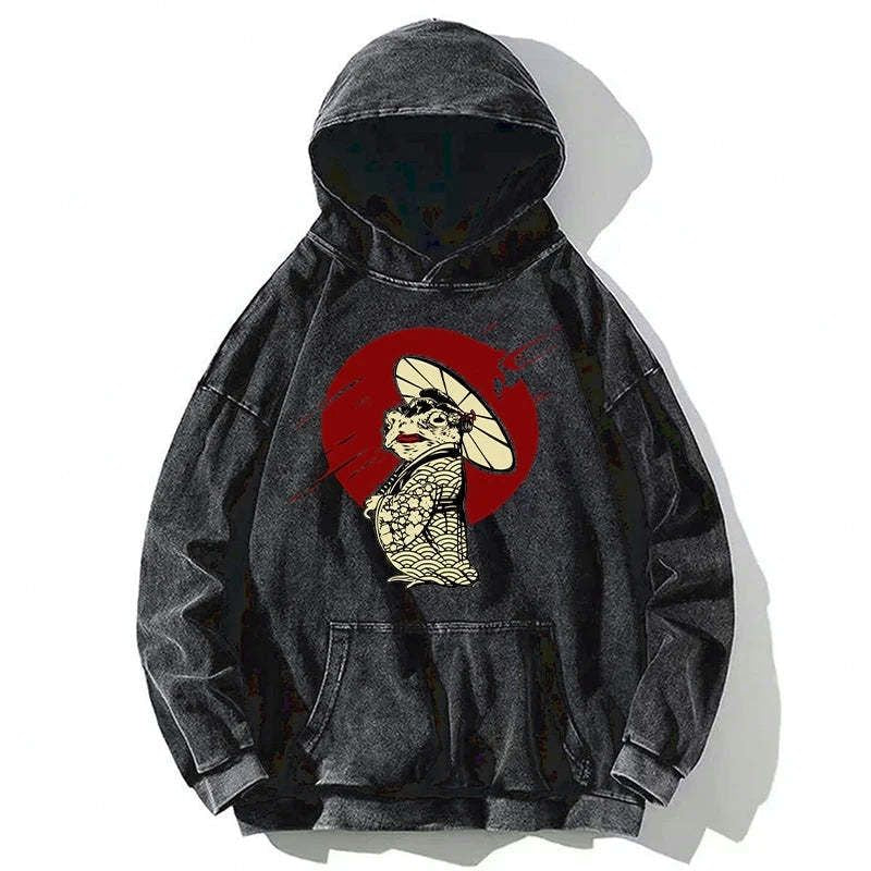 Kyoto Lion Hoodie for Streetwear