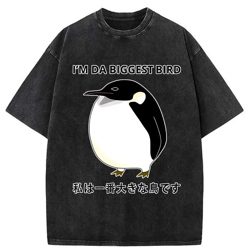 Kyoto-Lion I Am The Biggest Bird Washed T-Shirt