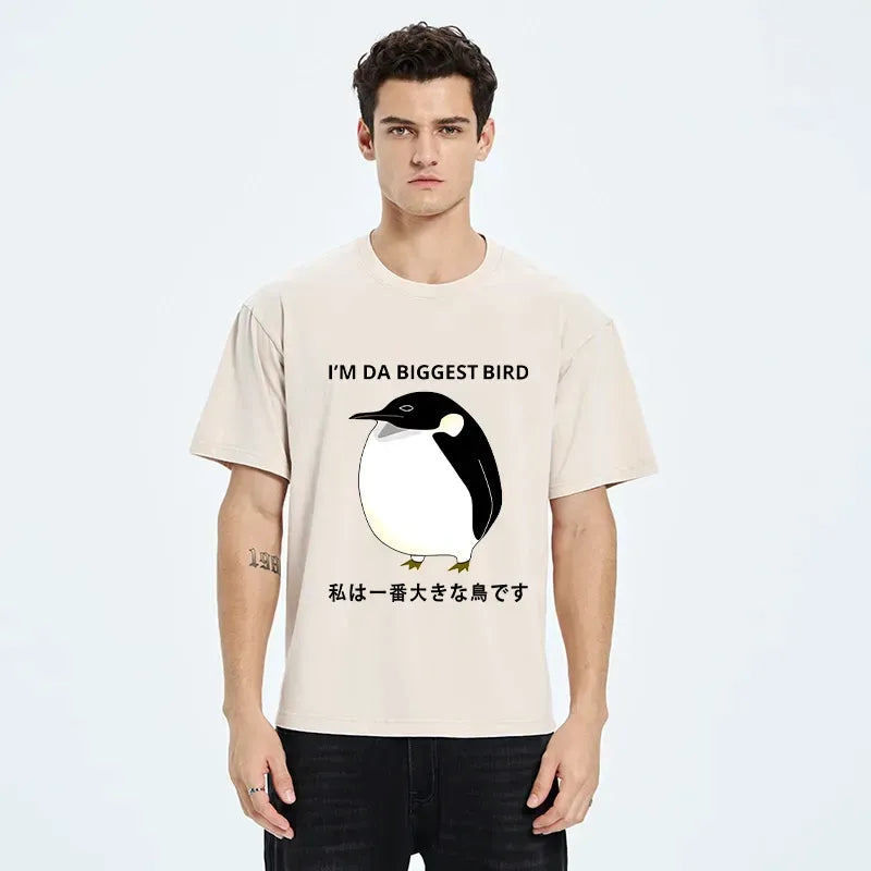 japanese vintage bird washed t-shirt