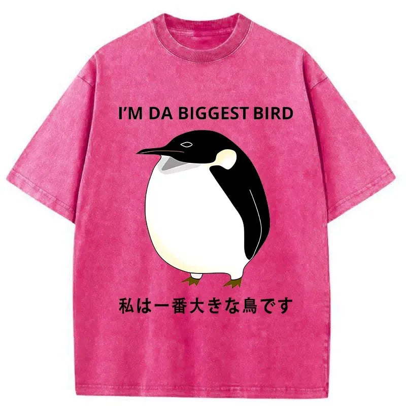 japanese vintage bird washed t-shirt
