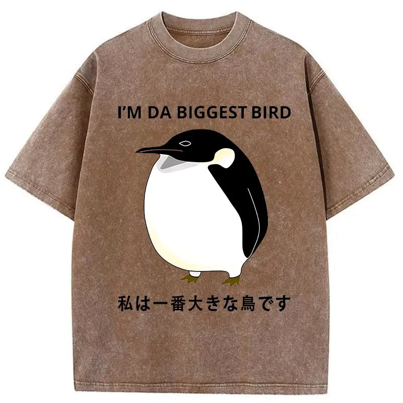 Kyoto-Lion I Am The Biggest Bird Washed T-Shirt