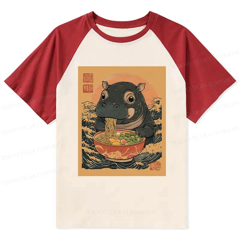 Japanese Raglan T-shirt for Daily Wear