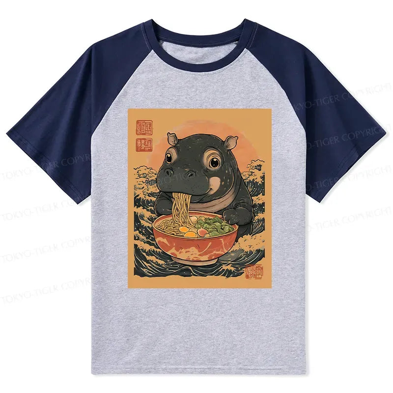 Japanese Raglan T-shirt for Daily Wear