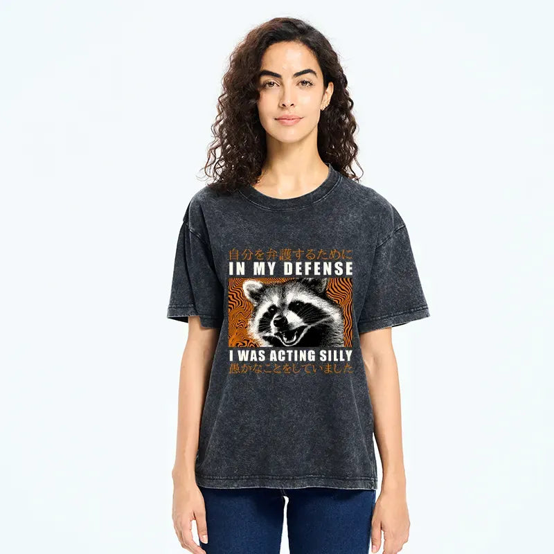 Kyoto-Lion Silly & Proud Washed T-Shirt