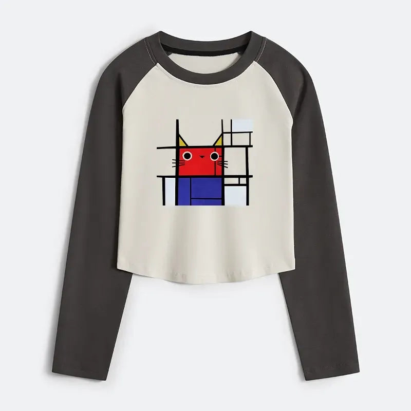 women's cat raglan t-shirt limited edition