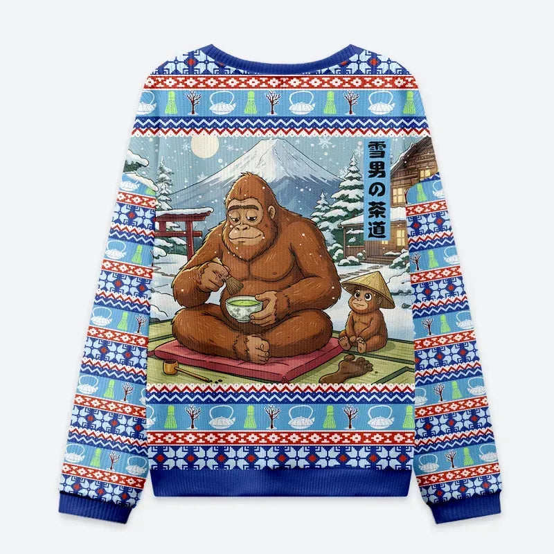 Kyoto Lion Christmas Ugly Sweatshirt