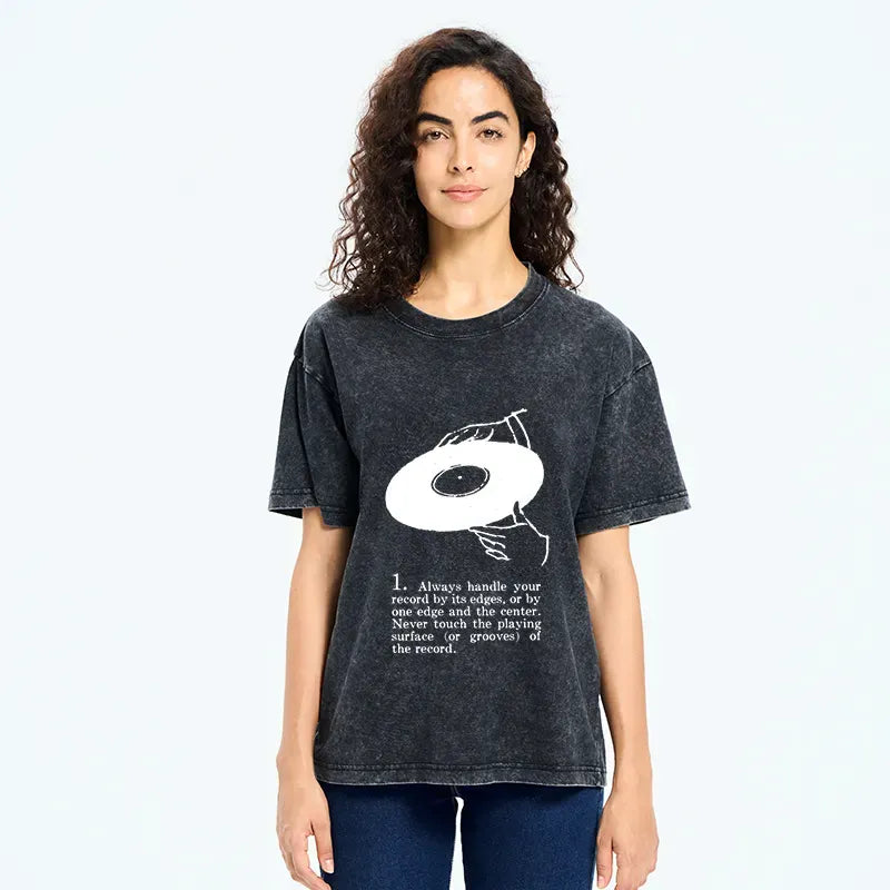 washed unisex tee for streetwear