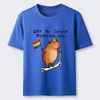 Kyoto-Lion Pride Capybara On Scooter Meme Classic T-Shirt