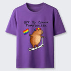 Kyoto-Lion Pride Capybara On Scooter Meme Classic T-Shirt