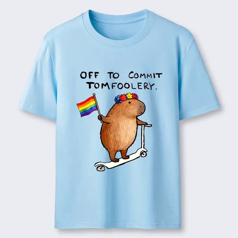 Japanese Vintage Capybara Tee for Daily Wear
