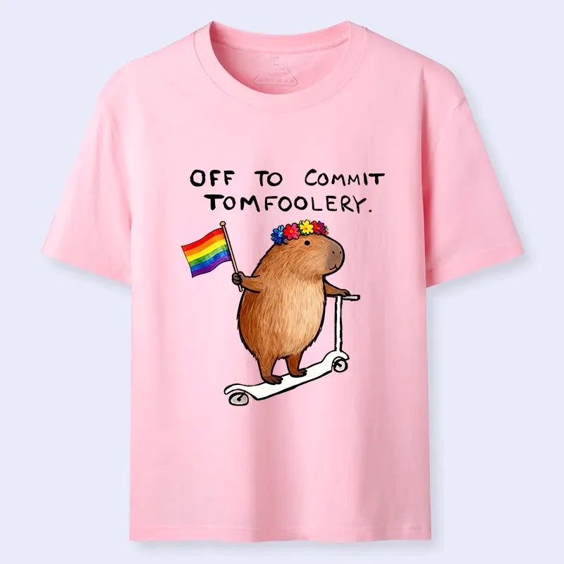 Japanese Vintage Capybara Tee for Daily Wear