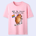 Japanese Vintage Capybara Tee for Daily Wear