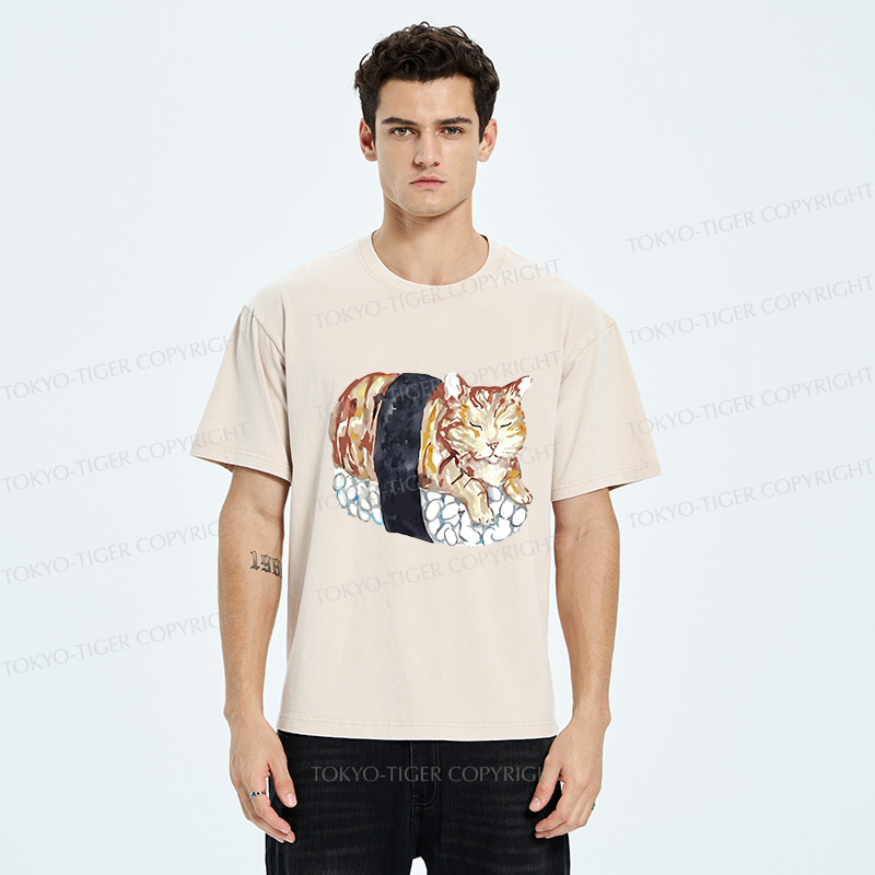 Kyoto Lion Cat T-Shirt Gift Idea for Him
