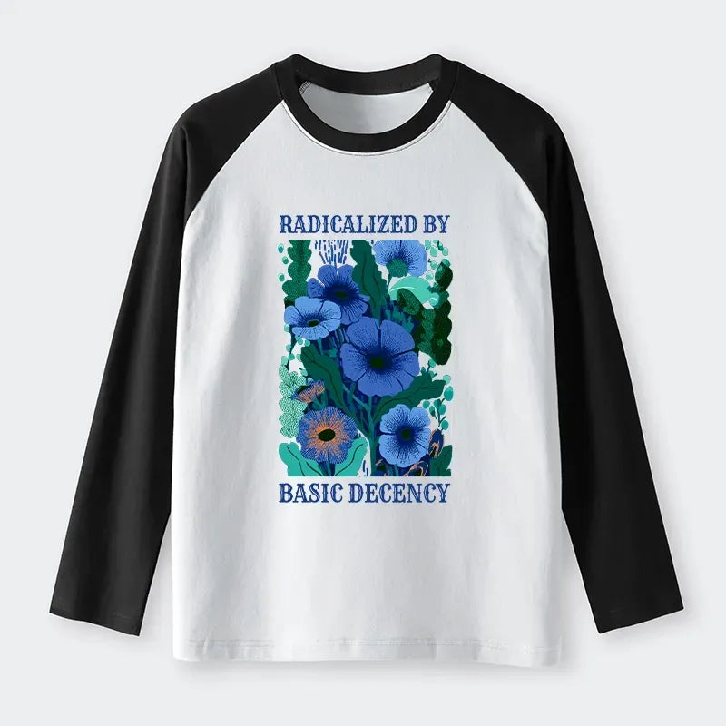Kyoto-Lion Pure Radicalism Raglan Long Sleeve T-shirt
