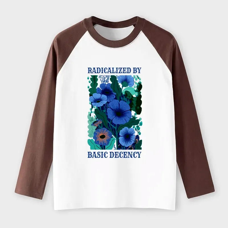 Kyoto-Lion Pure Radicalism Raglan Long Sleeve T-shirt