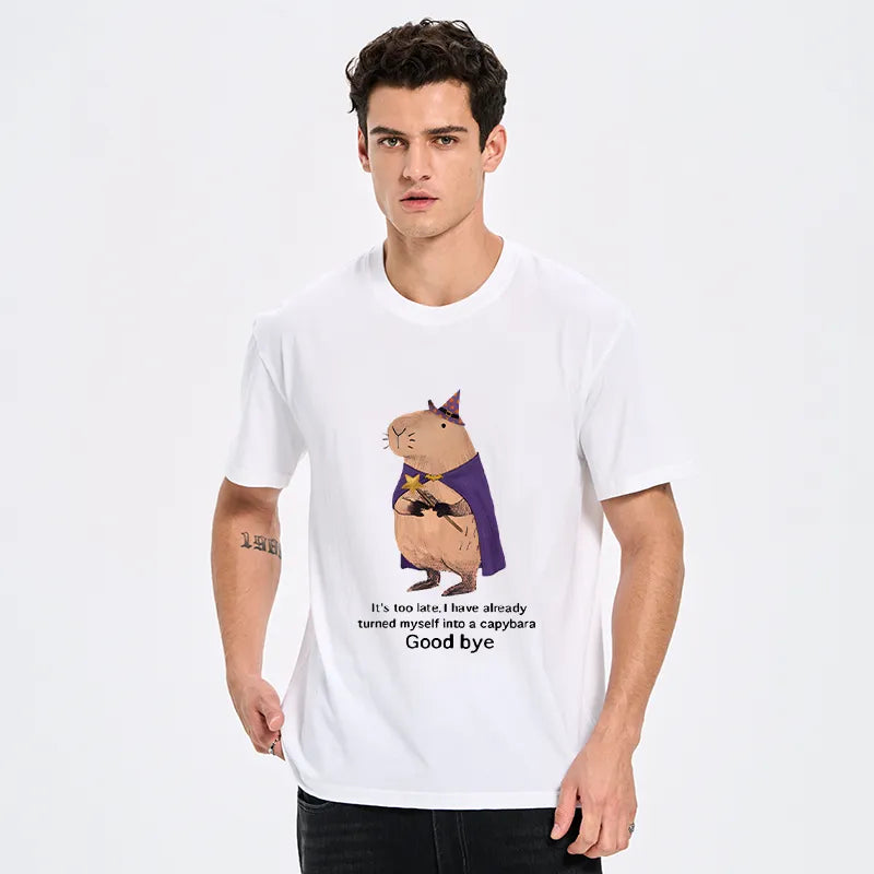 Kyoto-Lion Funny Wizard Capybara Classic T-Shirt