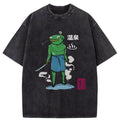Japanese frog samurai hot spring t-shirt