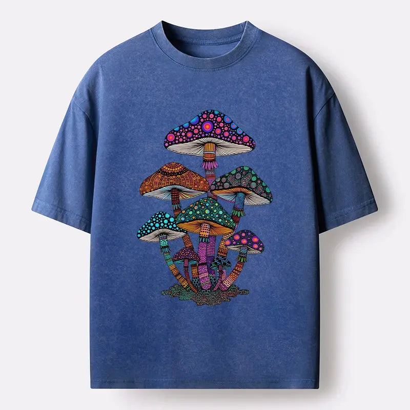 Japanese Ukiyo-e Mushroom T-Shirt