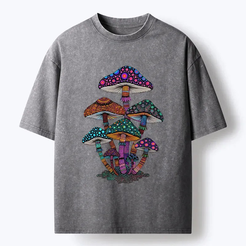 Japanese Ukiyo-e Mushroom T-Shirt