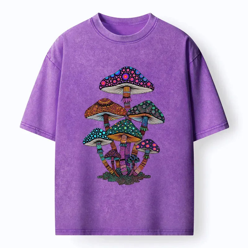 Watercolor Mushroom T-Shirt for Vacation