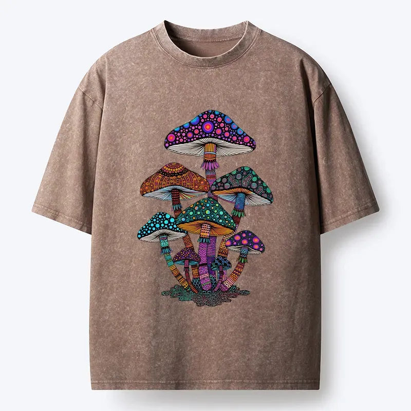 Japanese Ukiyo-e Mushroom T-Shirt