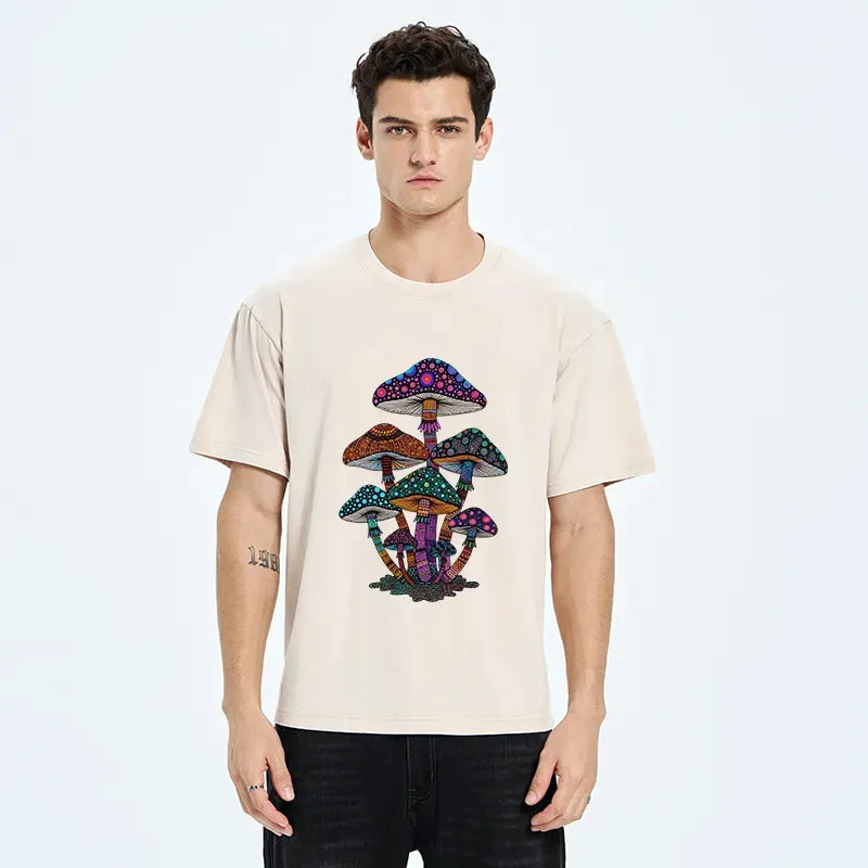 Japanese Ukiyo-e Mushroom T-Shirt