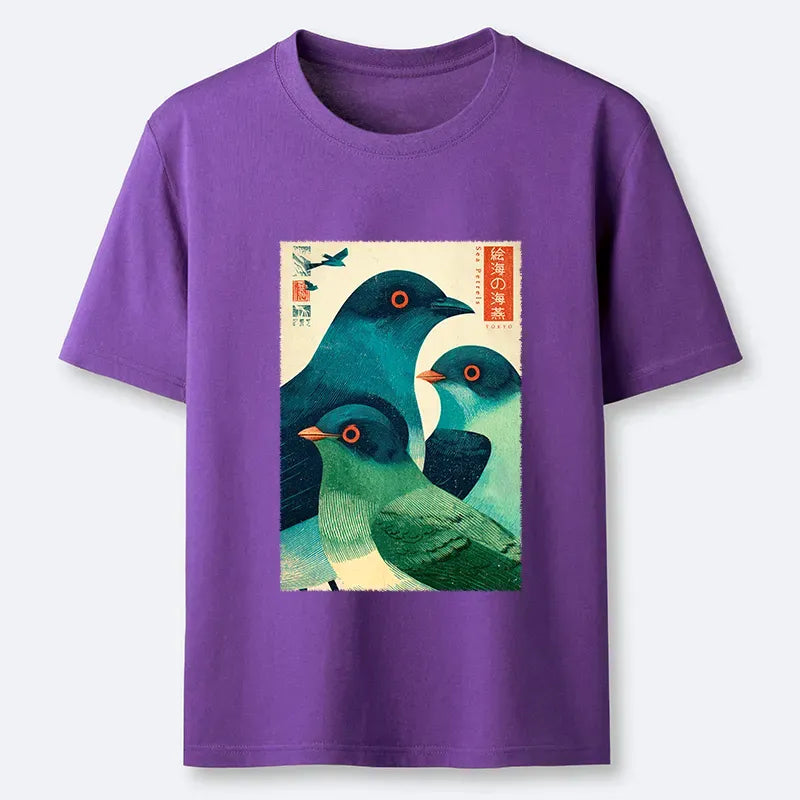 Kyoto-Lion Vintage Unisex Tee for Streetwear
