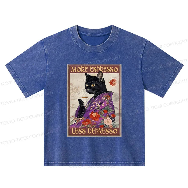japanese cat t-shirt for kids gift idea