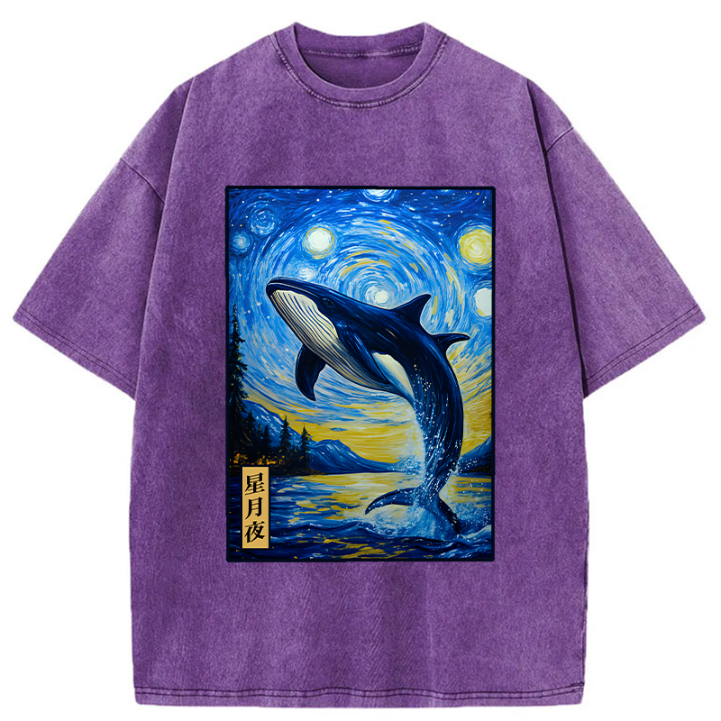 Kyoto lion whale t-shirt trendy summer gift idea