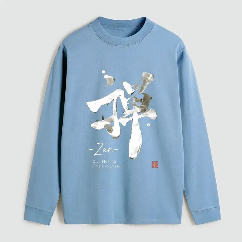 Japanese Zen Classic Long Sleeve T-Shirt