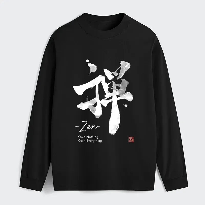 Japanese Zen Classic Long Sleeve T-Shirt