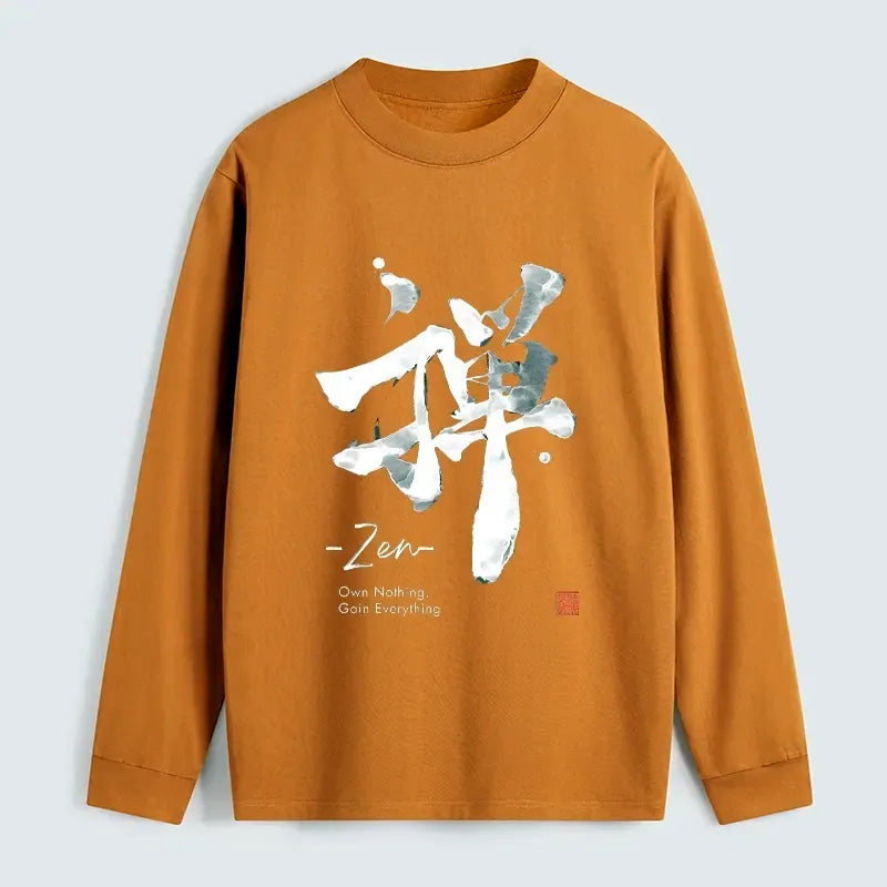 Japanese Zen Classic Long Sleeve T-Shirt