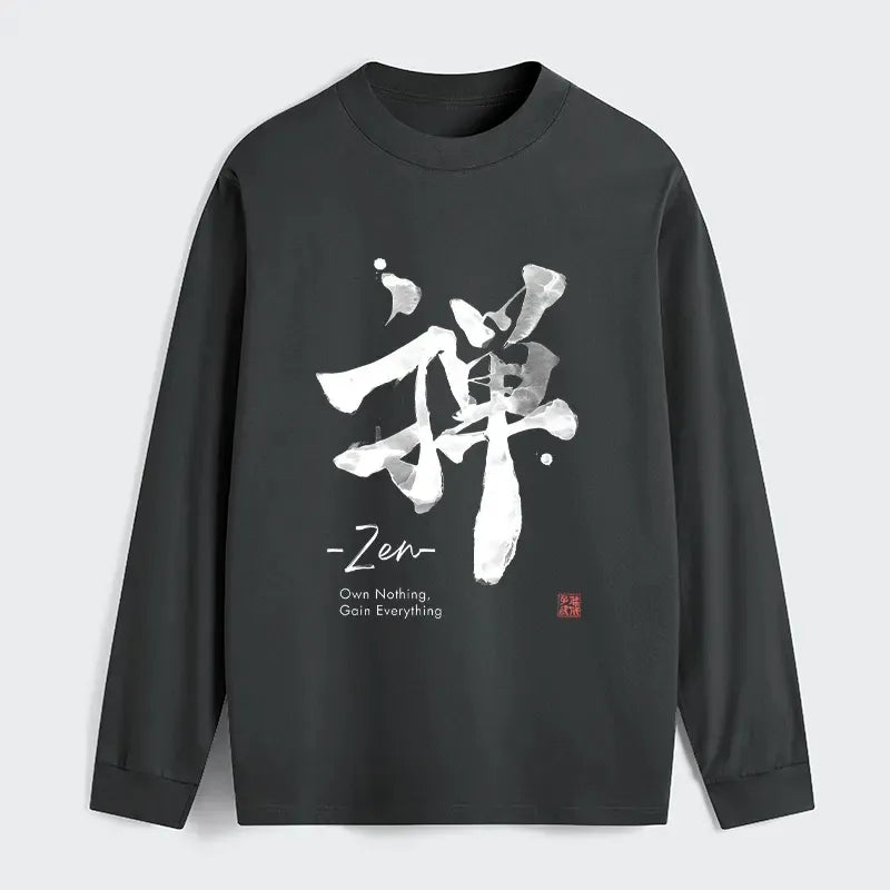 Japanese Zen Classic Long Sleeve T-Shirt
