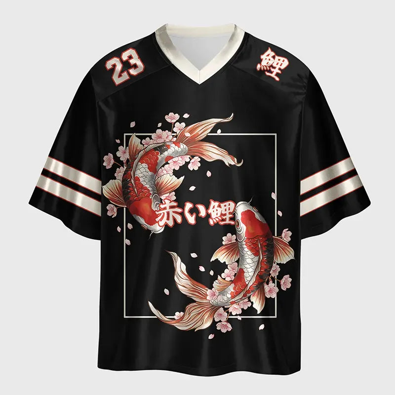 Japanese Sakura Koi Fish Jersey