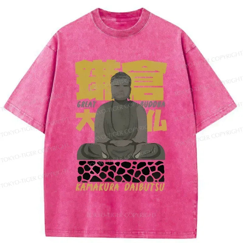 Japanese Washed T-Shirt for Daily Wear