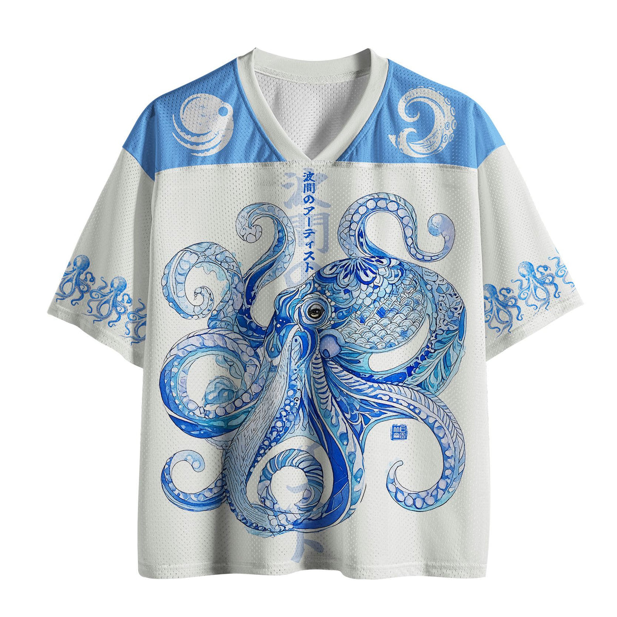 Kyoto-Lion Ocean Artist Octopus Mesh Jersey