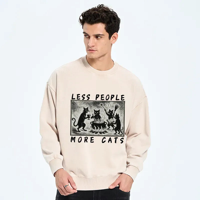 Japanese vintage cat sweatshirt