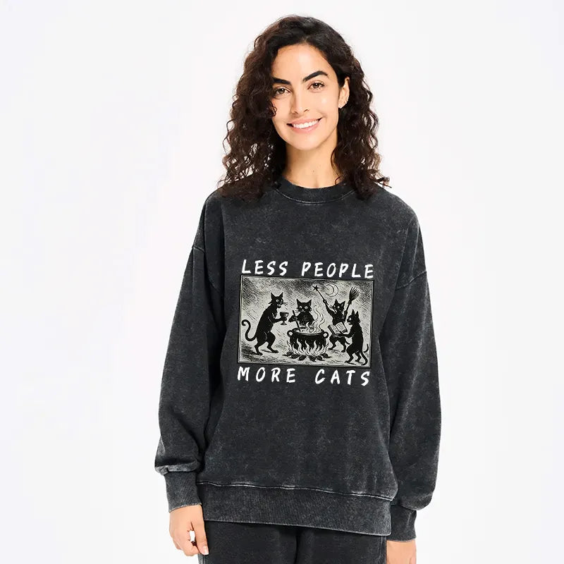 Japanese vintage cat sweatshirt