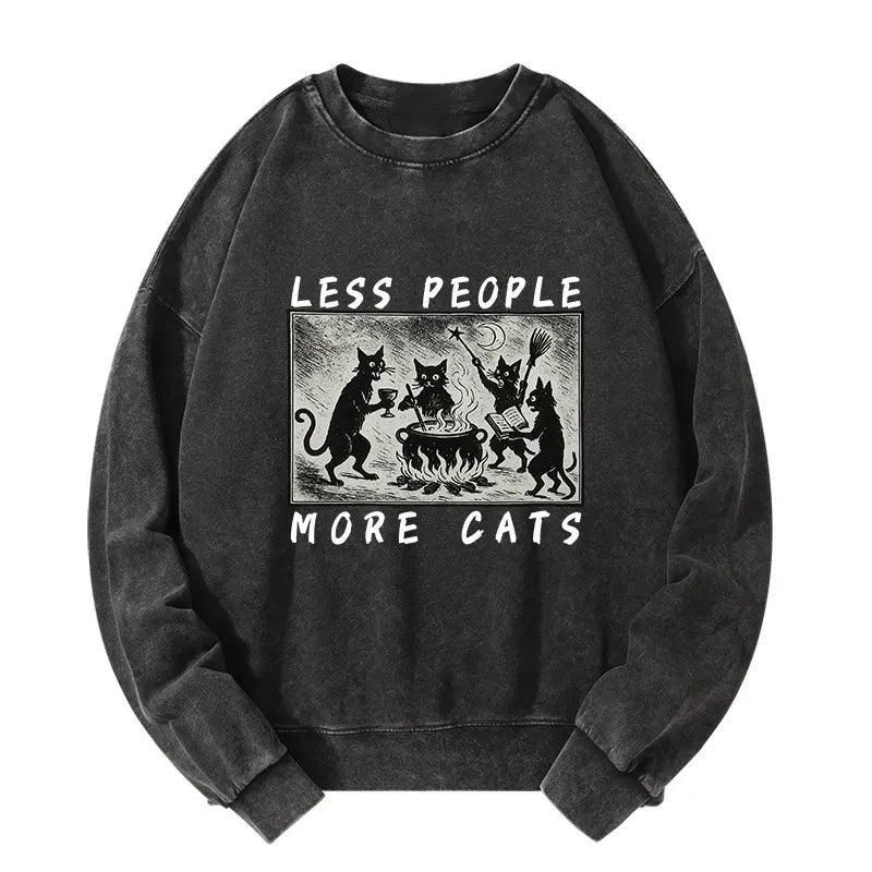 Japanese vintage cat sweatshirt