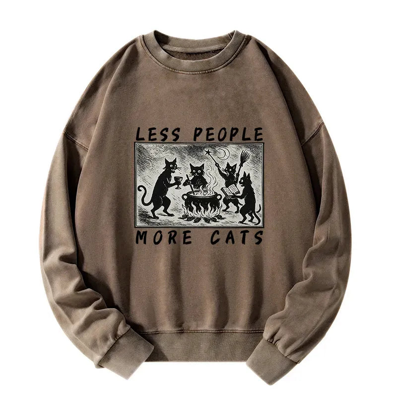 Kyoto-Lion Cat Sacrifice Ceremony Washed Sweatshirt