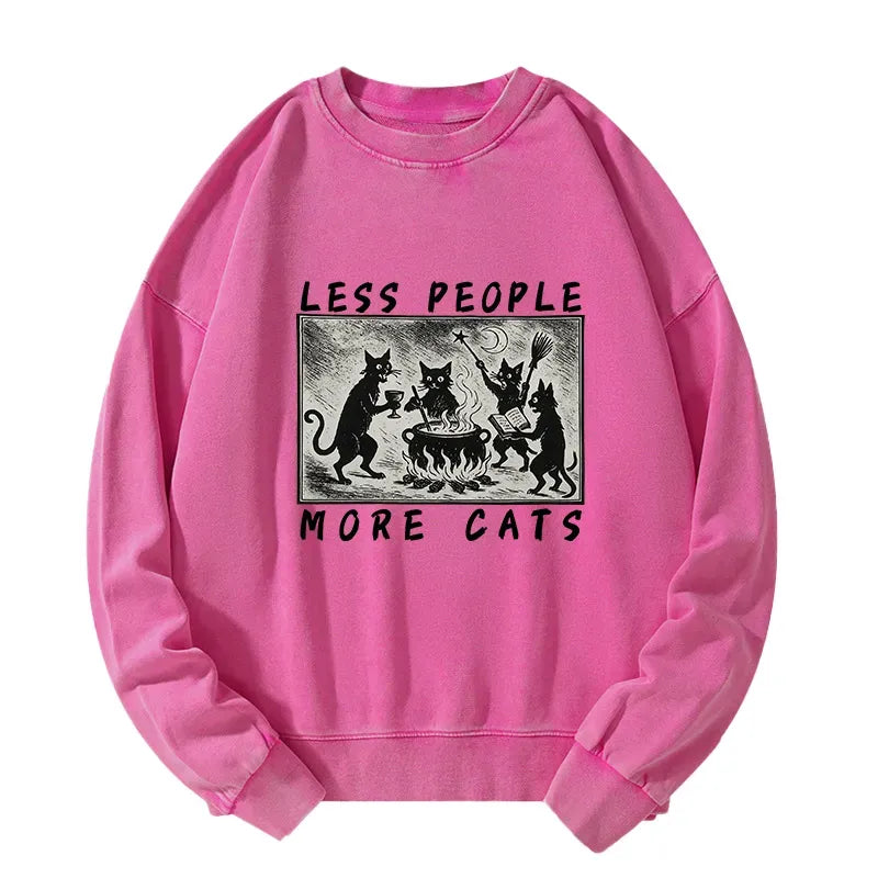 Kyoto-Lion Cat Sacrifice Ceremony Washed Sweatshirt