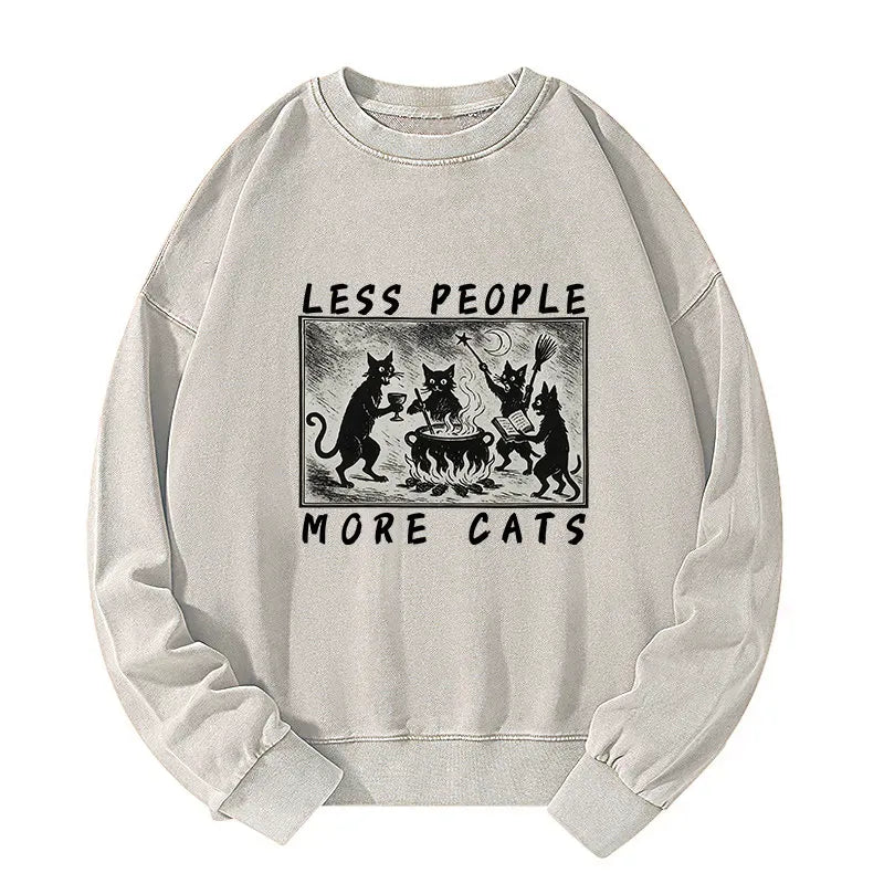Kyoto-Lion Cat Sacrifice Ceremony Washed Sweatshirt