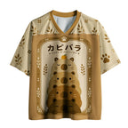 Kyoto-Lion Capybaras Stacked Together Mesh Jersey