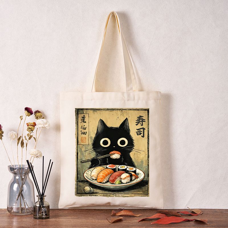 japanese canvas tote bag for daily wear