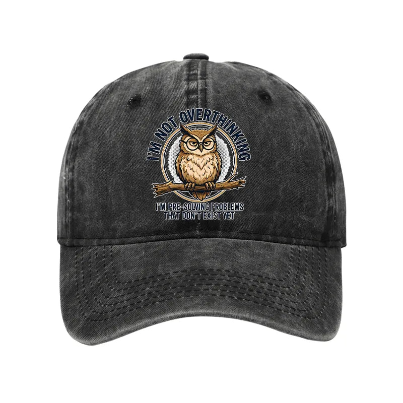 Kyoto-Lion Overthink Master Owl Washed Cap