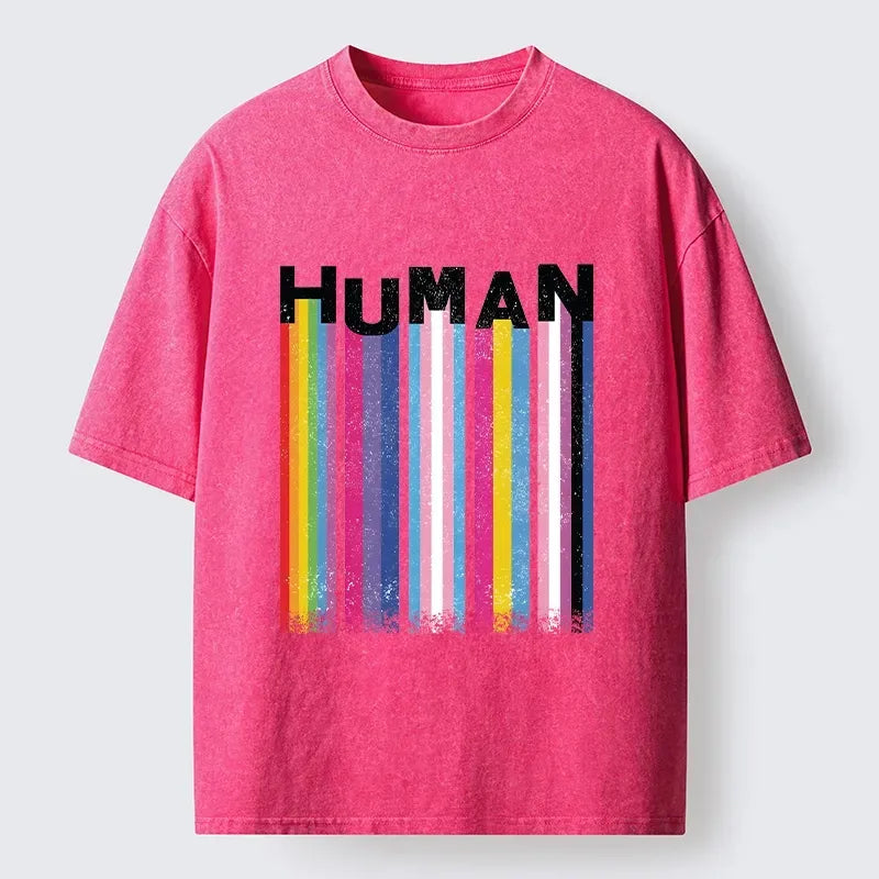 Kyoto Lion rainbow stripes t-shirt