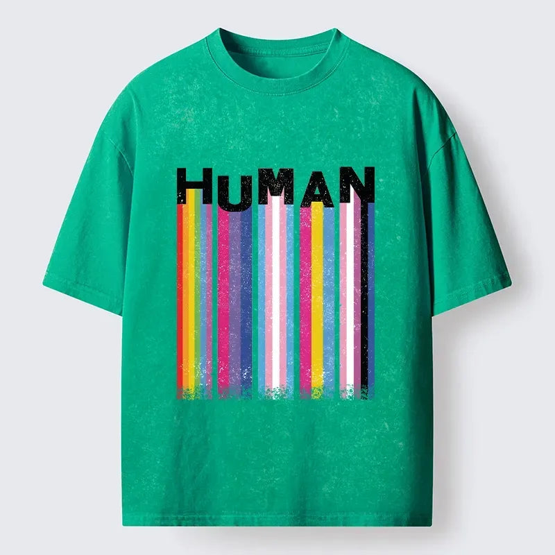 Kyoto Lion rainbow stripes t-shirt