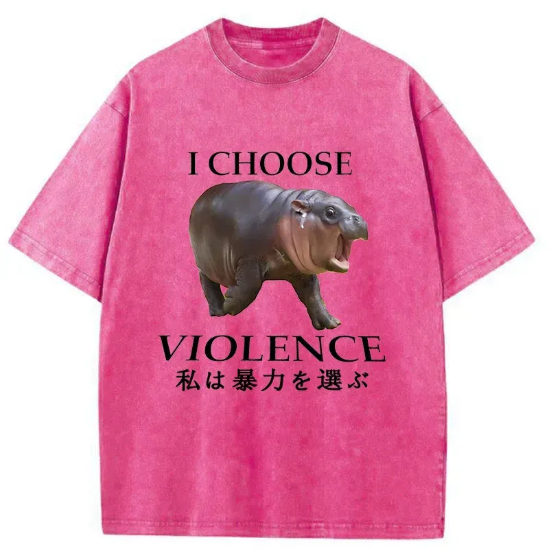 Japanese Washed Unisex T-Shirt for Streetwear
