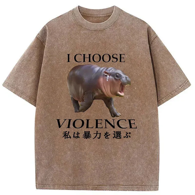 Japanese Washed Unisex T-Shirt for Streetwear