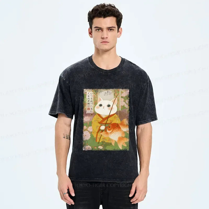 kyoto lion ukiyo-e style tee for summer